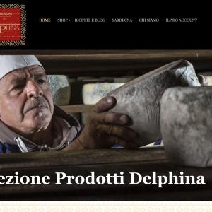 la home page di selezione delphina