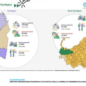Dashboard interattiva delle imprese del nord Sardegna