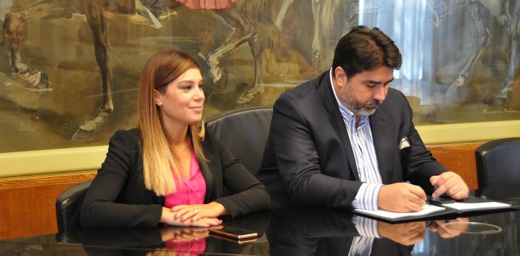 Immagine assessore Pili e presidente Solinas per Agenda Industria